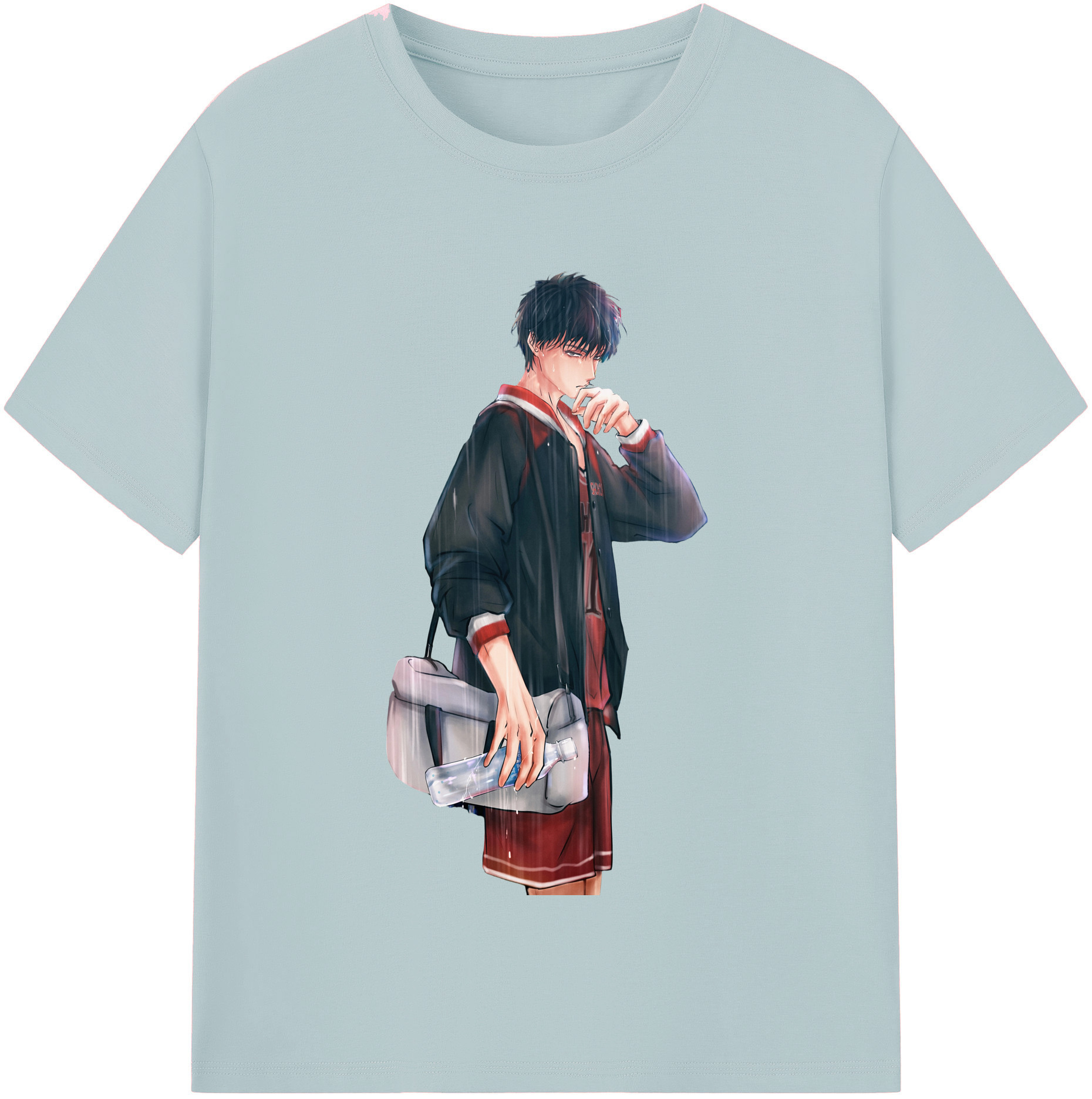 SLAM DUNK／スラムダンク 綿100％半袖Tシャツ（フロントプリント）